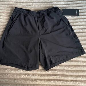 NWT Lululemon Athletica Dark Gray/black Pace Breaker Shorts